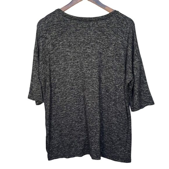 Chelsea & Theodore Top Women Size S Charcoal Gray Sweat Shirt Pullover Thick - Picture 6 of 10